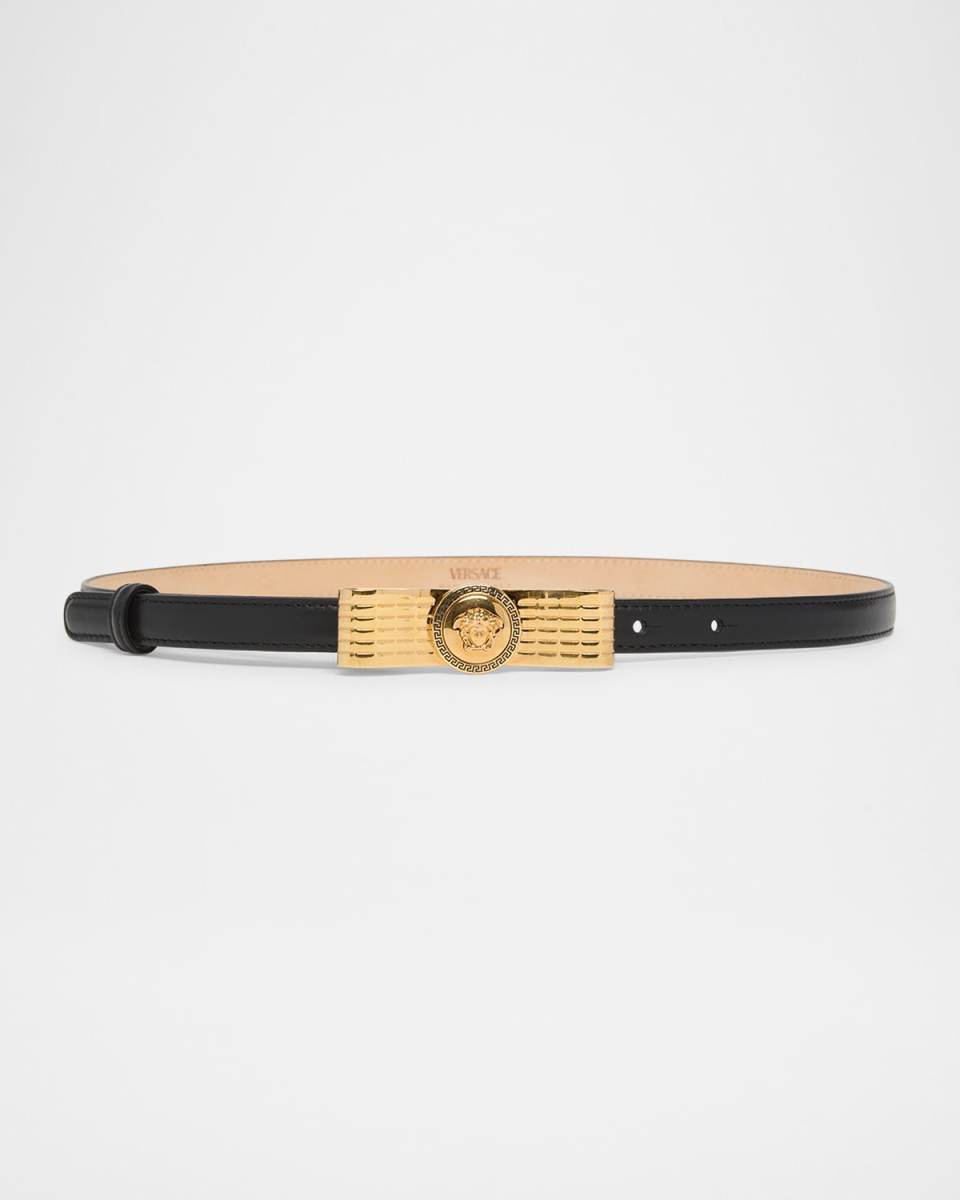 Medusa Calf Leather Belt